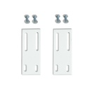 *Juego de Planchuela extensión de fijación en escuadra de Panel Oriental Blanco