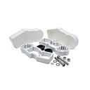 Soporte de máquina con tapa plástica Blanco