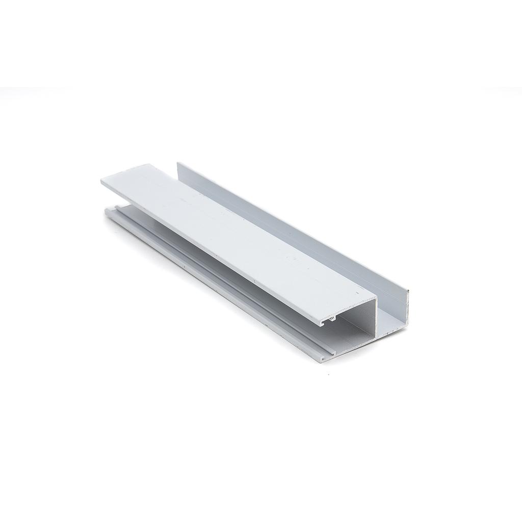 *PERFIL ALUMINIO - GUIA LATERAL X 4 MTS BLANCO
