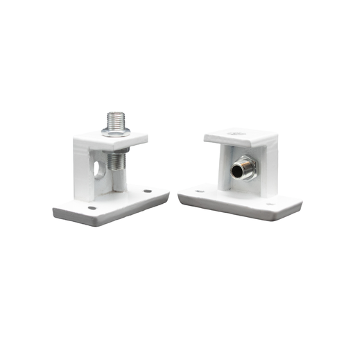 [TAI0071] *Soporte para fijación Cable de Acero Cortina Exterior Blanco