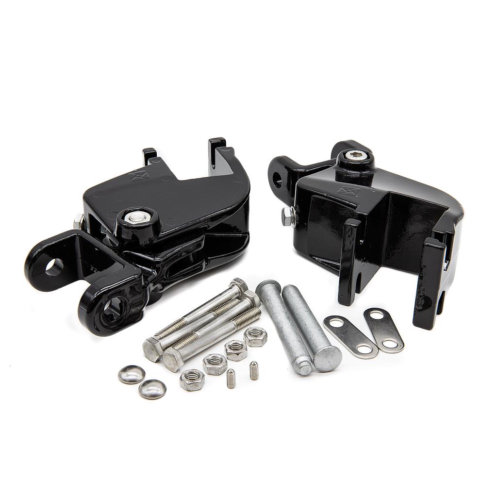 [TAI0050N] Soporte Brazo c/ Tornillo Regulador Importado NEGRO