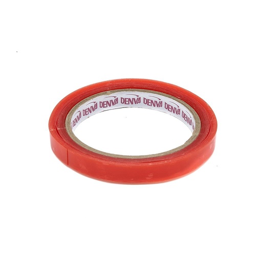 [TRO0200031] Cinta doble Faz [12mm x 10 METROS] ULTRA FUERTE -roja-