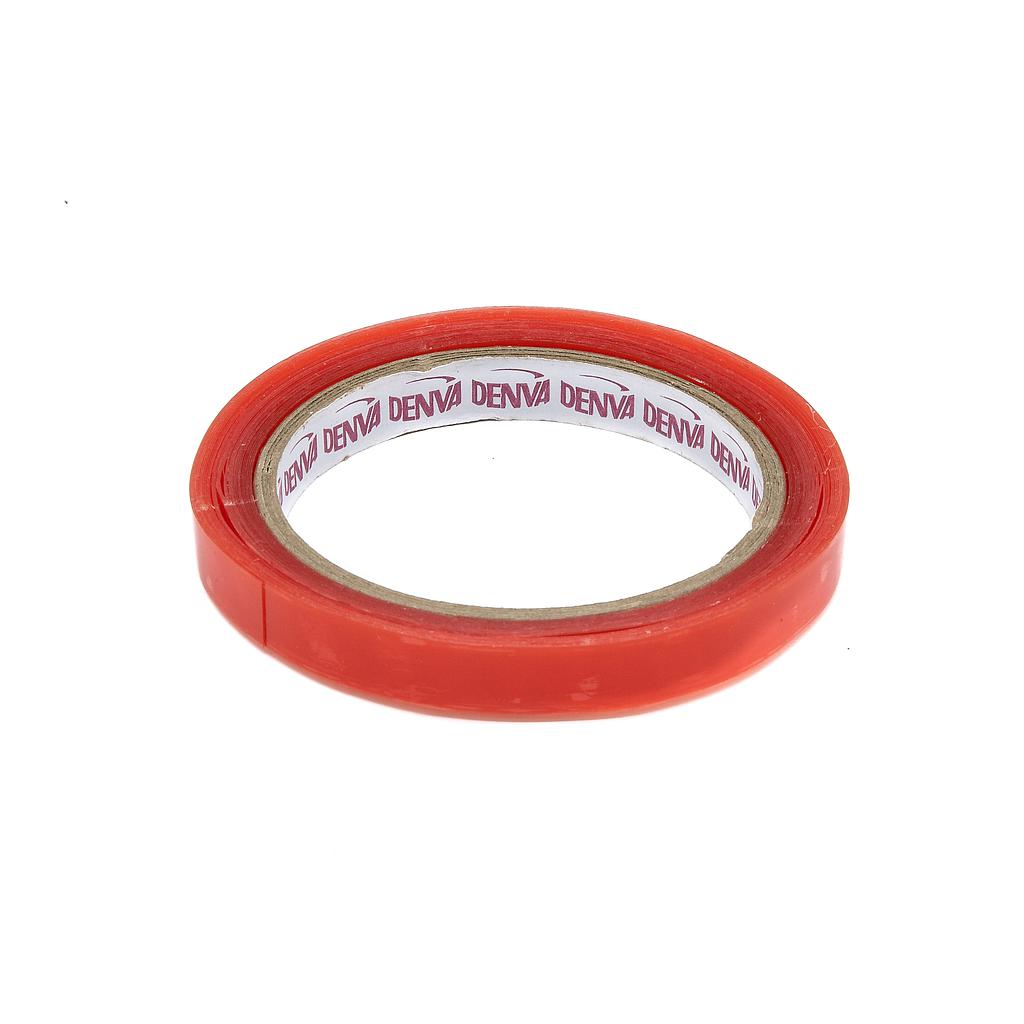 [TRO0200031] Cinta doble Faz [12mm x 10 METROS] ULTRA FUERTE -roja-