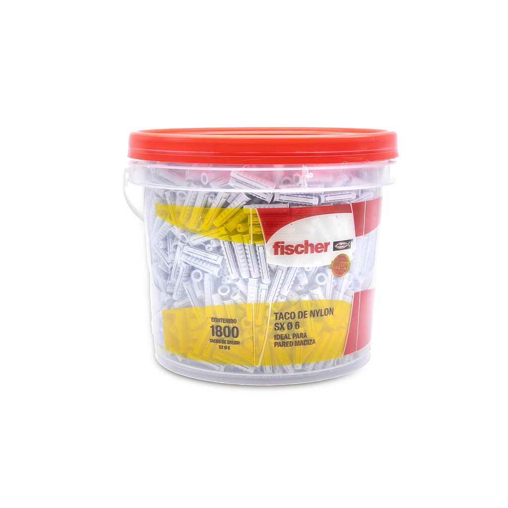 [TSX6B] Balde 1800 unidades Tarugo SX N°6 mm