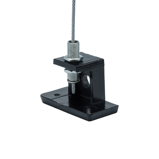 [TAI0071N] *Soporte para fijación Cable de Acero Cortina Exterior Negro