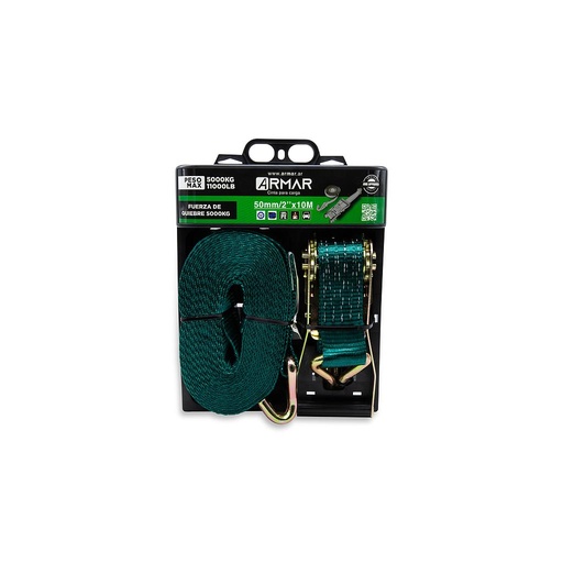 [PT20293] *Traca Traka y Cinta para CARGA COMPLETO 50mm/ 2" x 10 mts (5000 kilos)