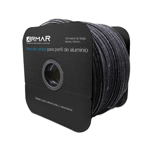 [TRO01126] Felpa para Guia Aluminio - 7 x 6mm