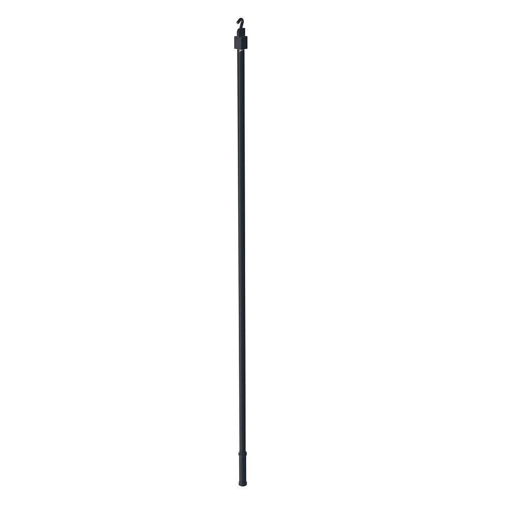 [BPO02N] *BASTON panel oriental de aluminio NEGRO