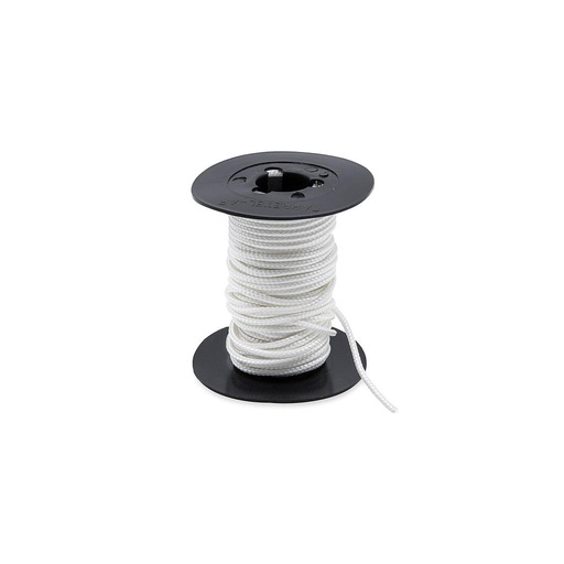 [SOP0001] ROLLO x 50 mts Soga Poliéster BANDA VERTICAL / PANEL ORIENTAL 1 mm BLANCO