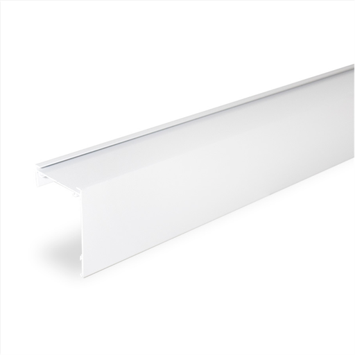 [TRO614026B] *Cenefa CARRE Cubrecortina x 2,06 mts Blanca