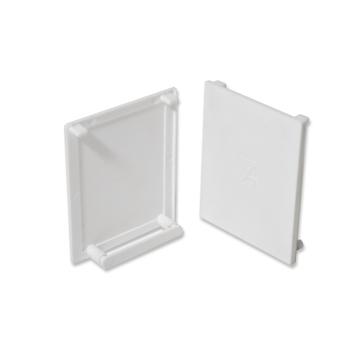 [TRO01320T] *Tapas laterales de Cenefa CARRE - Blanca