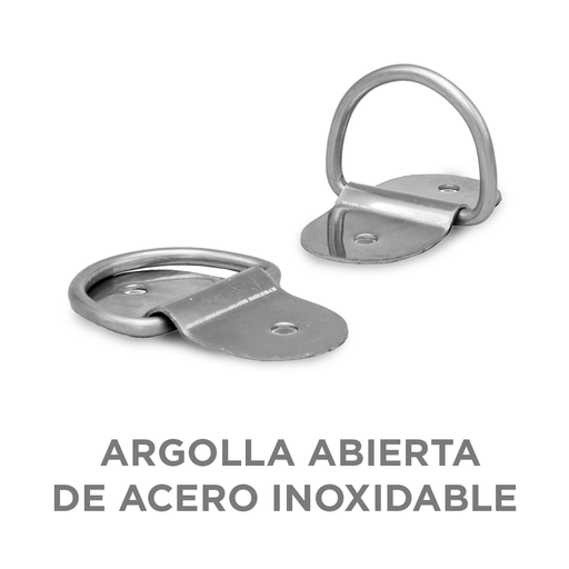 [TEB0012] *Fijación rebatible a piso ACERO INOXIDABLE (Argolla y Base de acero INOXIDABLE)