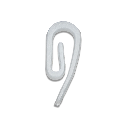 [CTR016] Gancho RUFLETE Plastico Para RIEL X 100 unidades