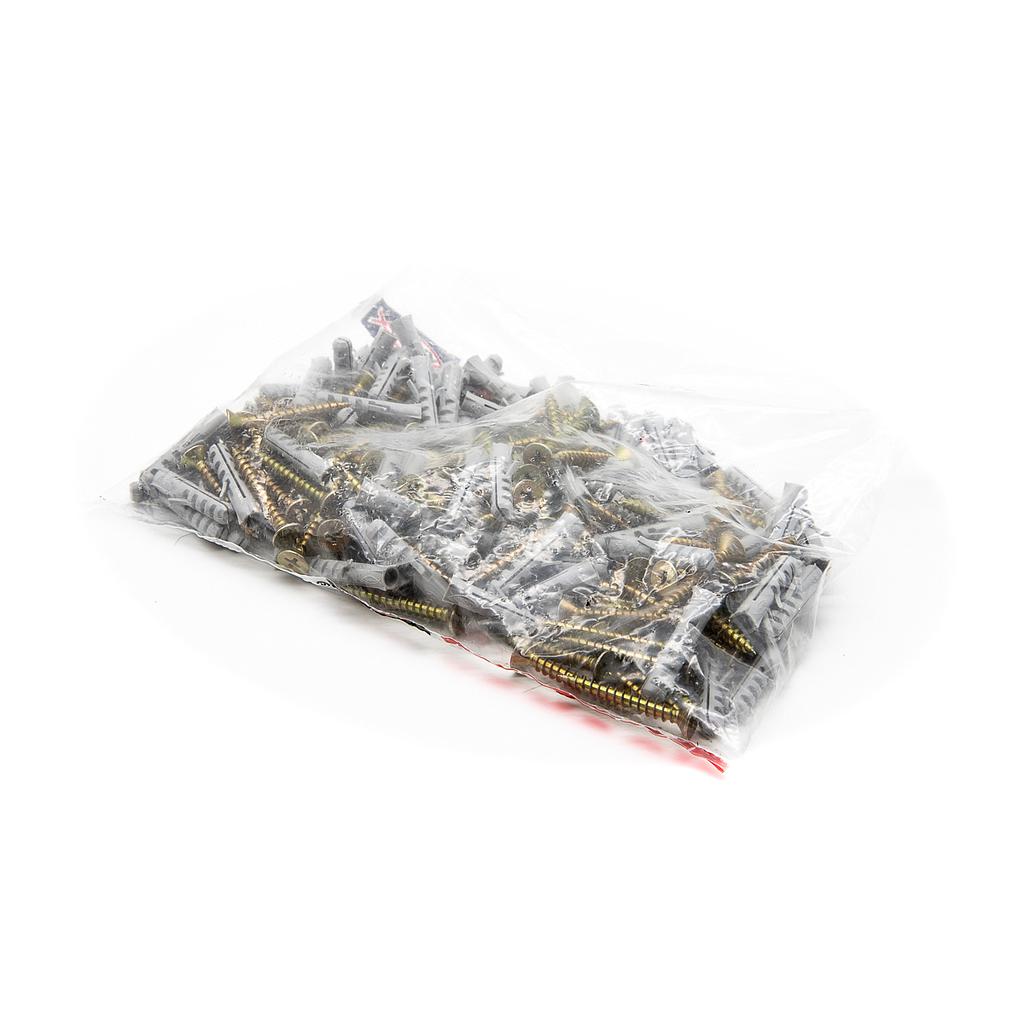 [ATA00156] Bolsa x 100u. Tarugos 6s y 100u Tornillos