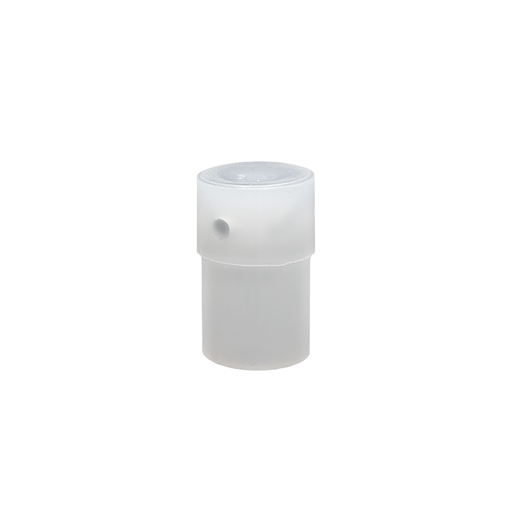 [TPU0202] *Puntera 1 1/4" p/caño con agujero p/cable acero
