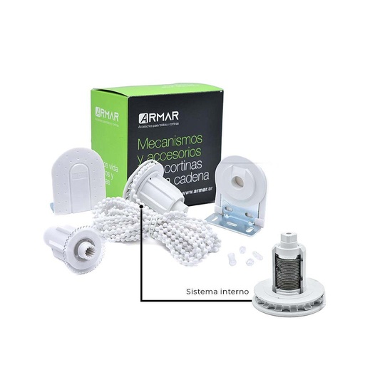 [TRO01041P] *Sistema PLUS 41 mm BLANCO - 10 Kgs 9m2 - c/ 5 mts cadena